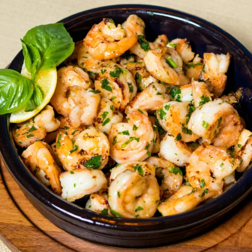 Lemon Herb Chicken and Shrimp Skillet