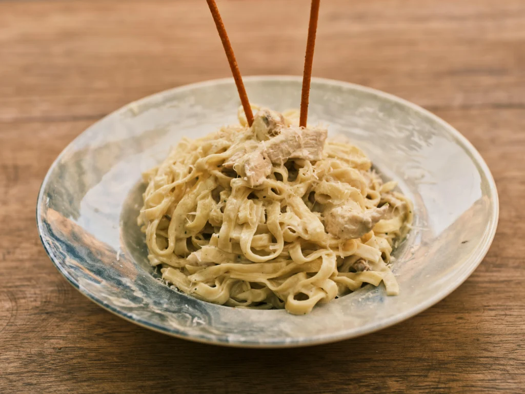 Fettuccine Alfredo with Chicken