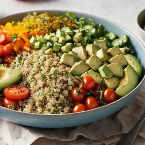 Veggie-Packed Quinoa Salad Bowls