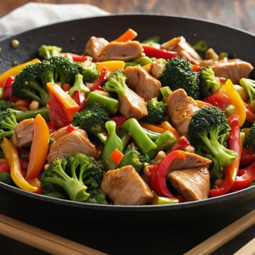 Turkey and Veggie Stir-Fry