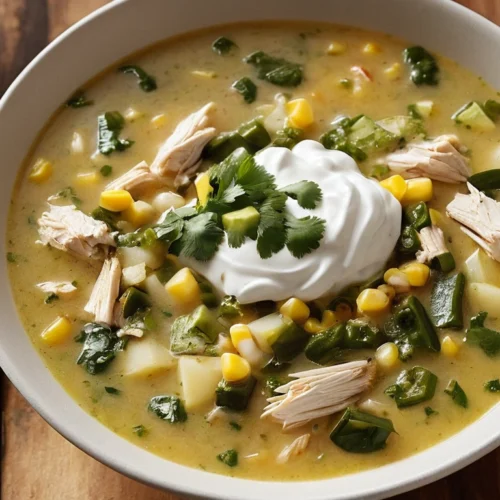 Chicken Poblano Soup