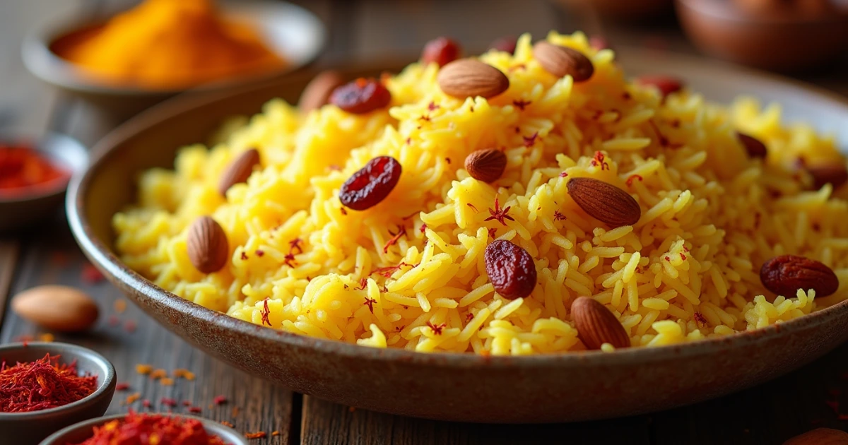 saffron rice recipe